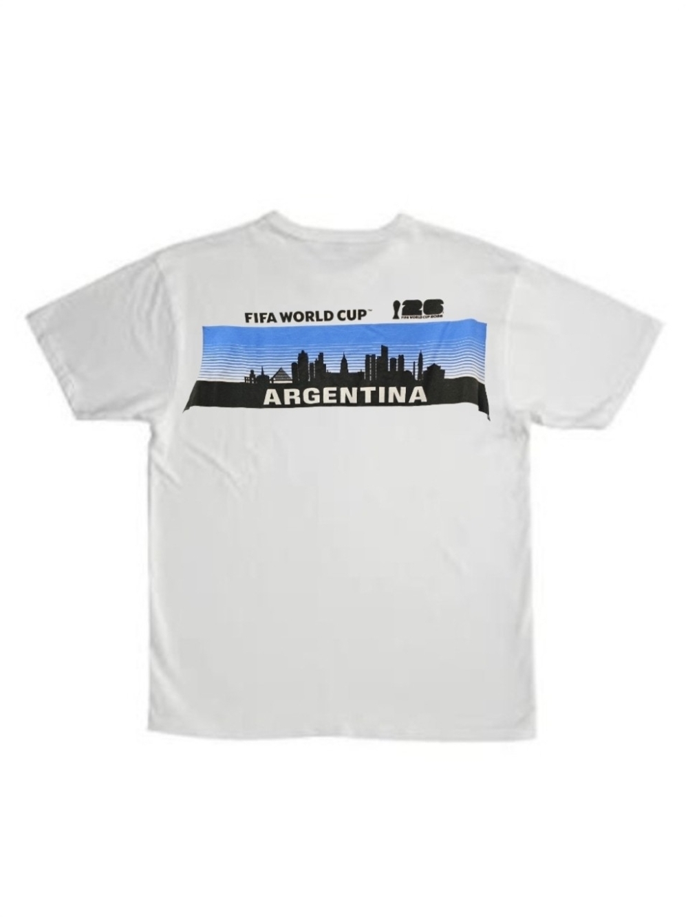 Official FIFA Gear Argentina World Cup Graphic White T‑Shirt (all sizes)